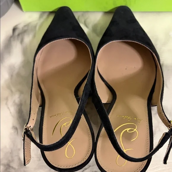 Sam Edelman Women's Bianka Sling Pump, Black, 7.5 - Picture 5 of 12